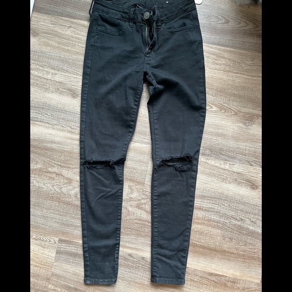 AE Next Level Stretch skinny jeans sz 6L - Picture 4 of 13